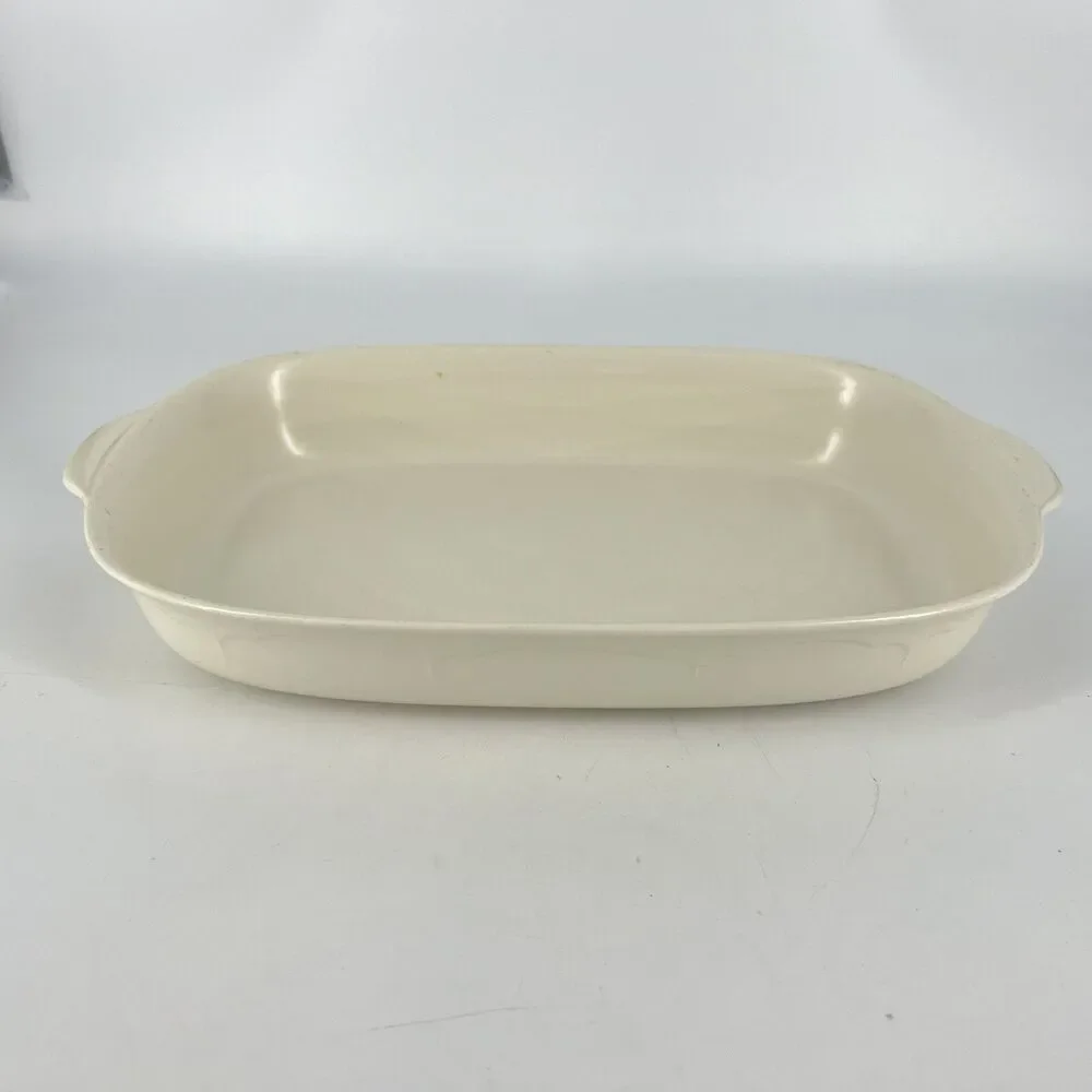 Pfaltzgraff Gazebo 13x9 Stoneware Rectangular Casserole Baking Dish Cream USA